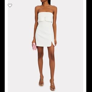 Alexis Katerin Strapless Crepe Mini Dress, Size S